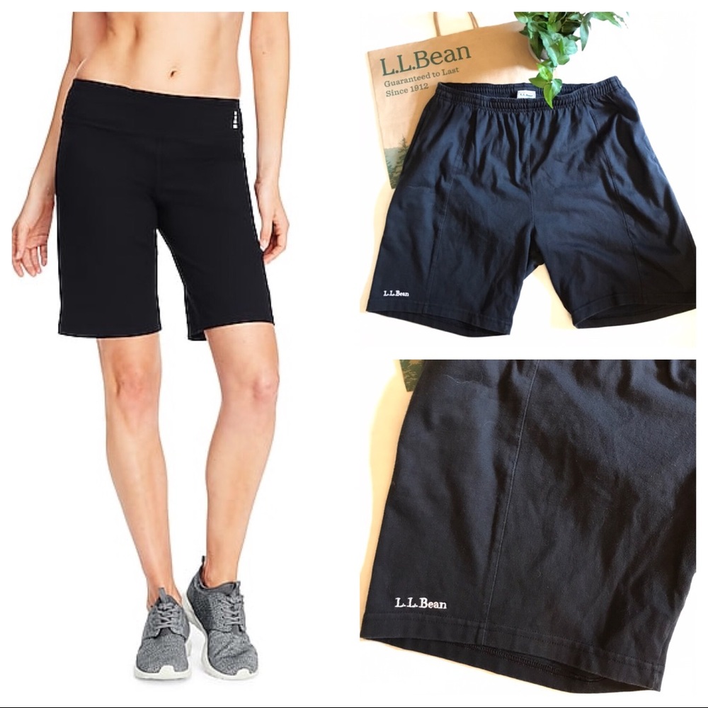Shorts Jersey Knit Built-in Panty LL BEAN